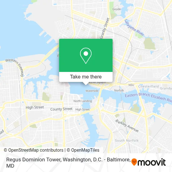 Regus Dominion Tower map