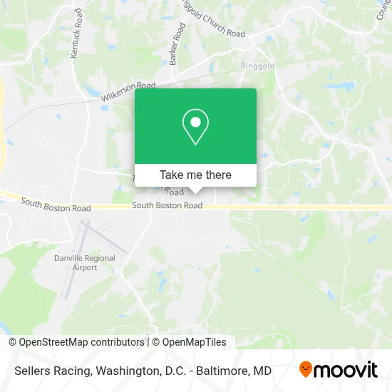 Sellers Racing map