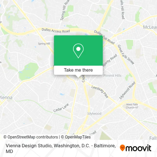 Vienna Design Studio map