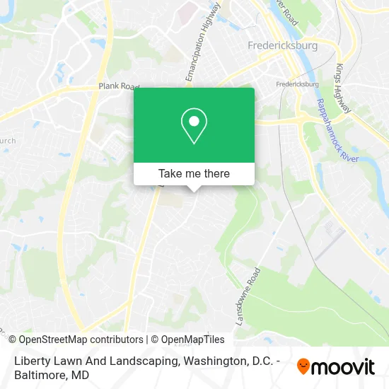 Liberty Lawn And Landscaping map