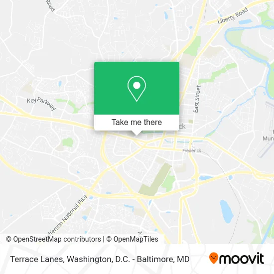 Terrace Lanes map