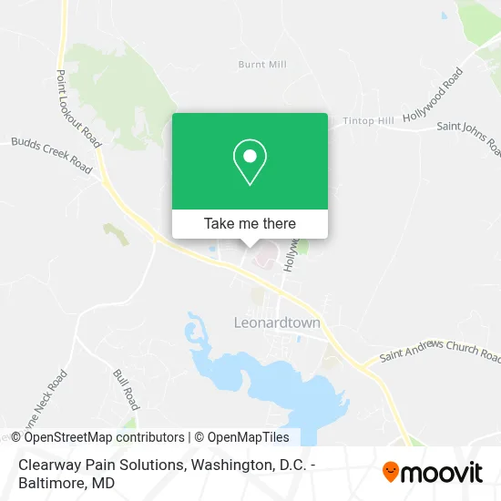 Clearway Pain Solutions map