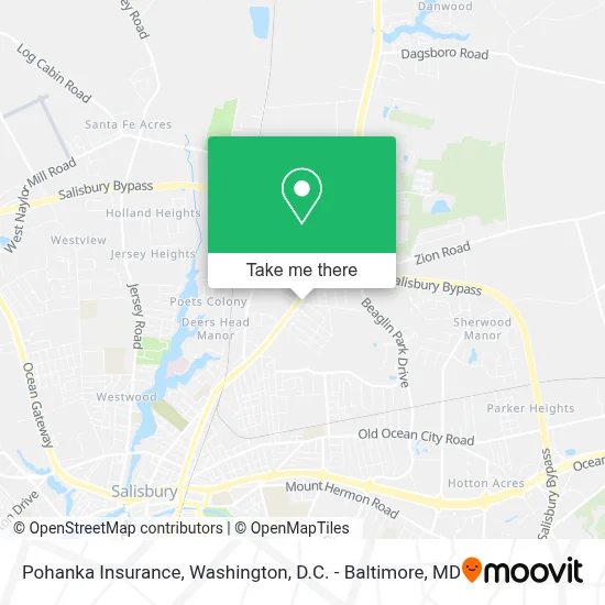 Pohanka Insurance map