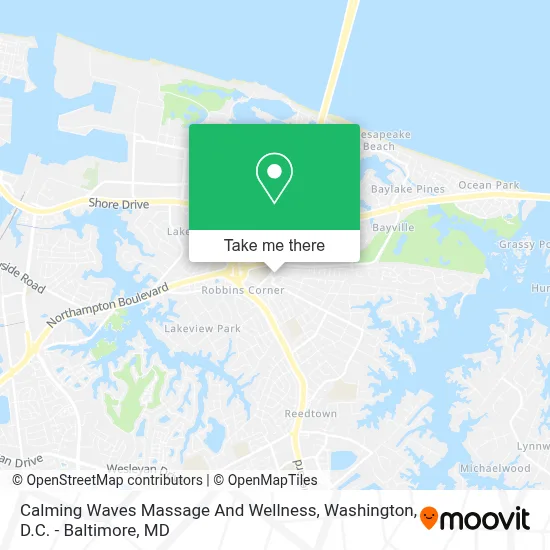 Calming Waves Massage And Wellness map
