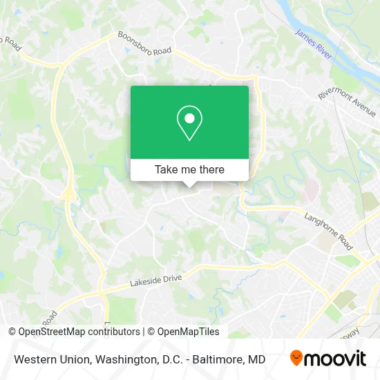 Western Union map
