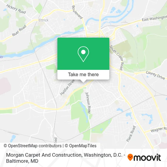 Morgan Carpet And Construction map