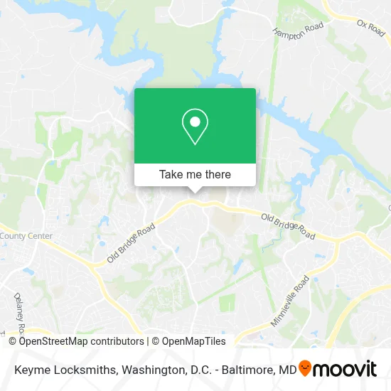 Keyme Locksmiths map
