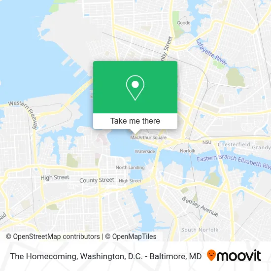 The Homecoming map