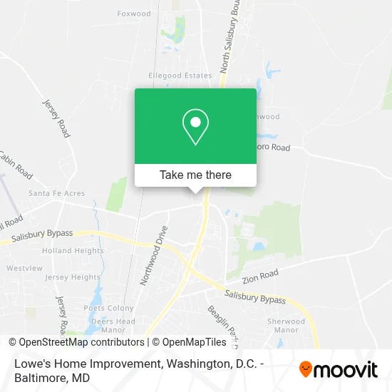 Lowe's Home Improvement map
