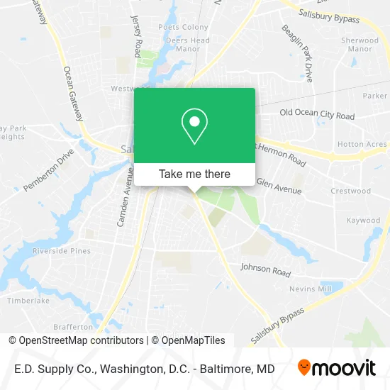 E.D. Supply Co. map