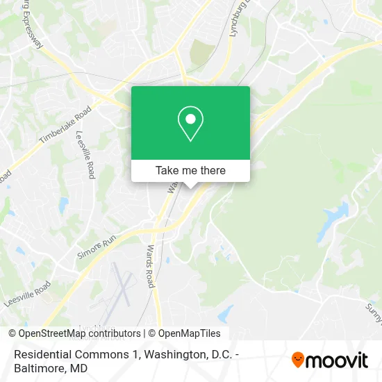 Residential Commons 1 map