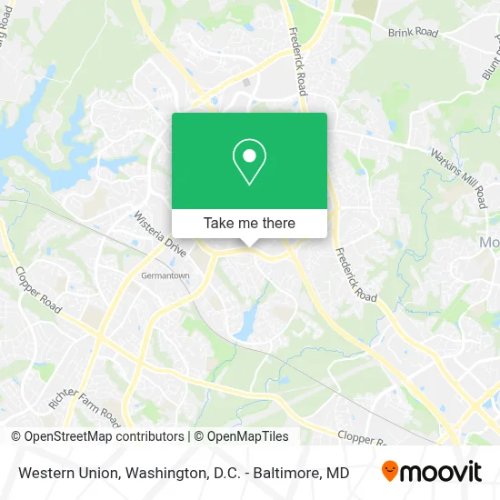 Western Union map