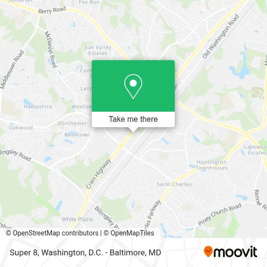 Super 8 map