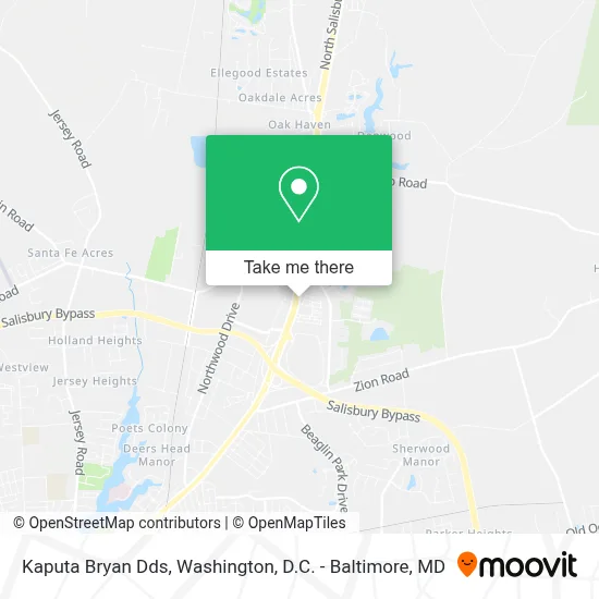 Kaputa Bryan Dds map