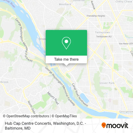 Hub Cap Centre Concerts map