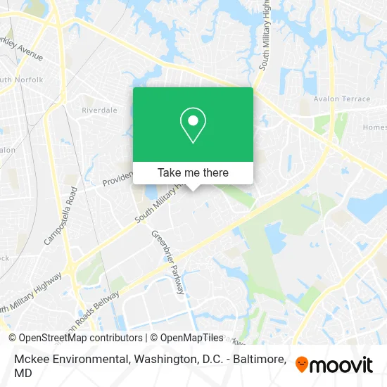 Mckee Environmental map