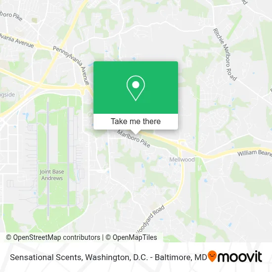 Sensational Scents map