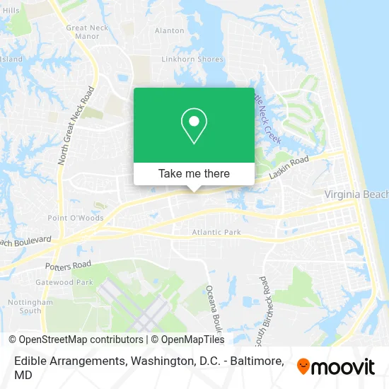 Edible Arrangements map