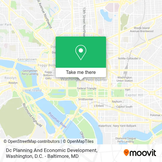 Dc Planning And Economic Development map