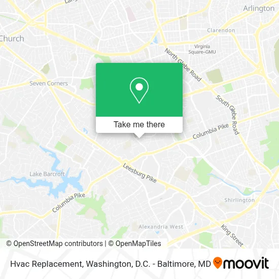 Hvac Replacement map