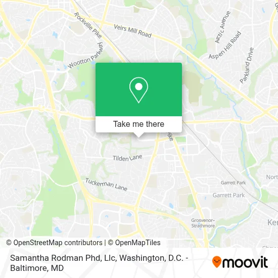 Samantha Rodman Phd, Llc map