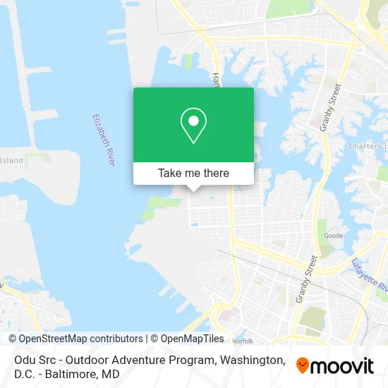 Odu Src - Outdoor Adventure Program map