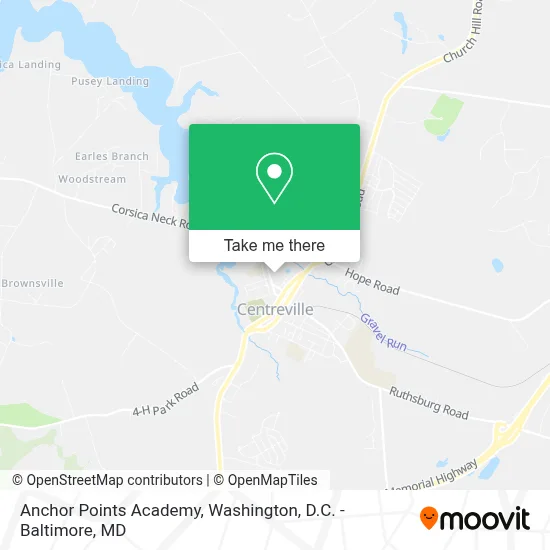 Anchor Points Academy map