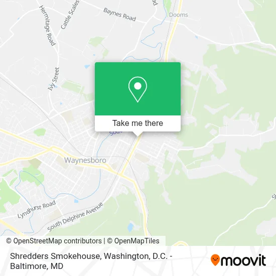 Shredders Smokehouse map