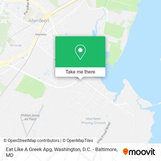 Eat Like A Greek Apg map