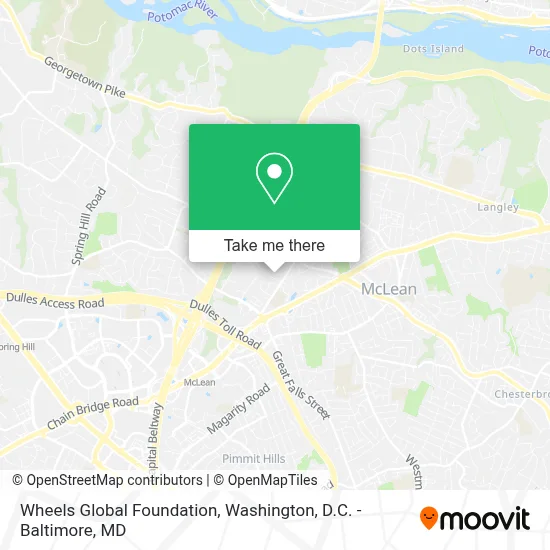 Wheels Global Foundation map