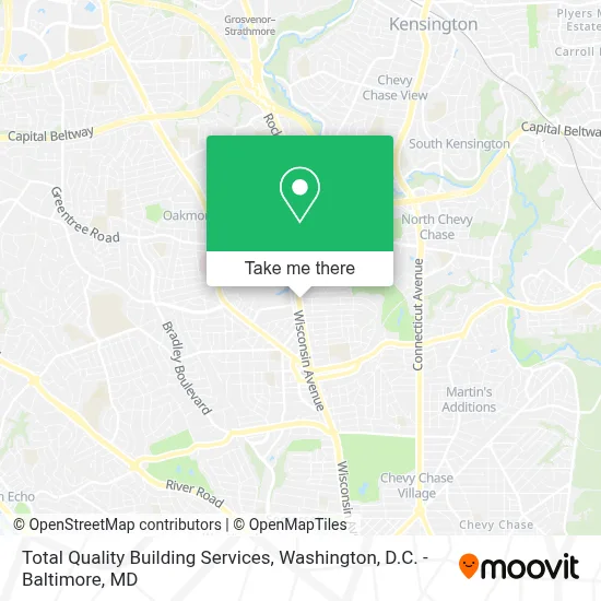 Total Quality Building Services map
