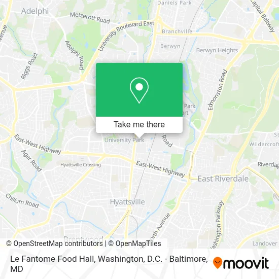 Le Fantome Food Hall map