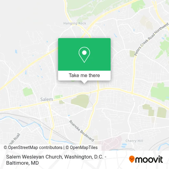Salem Wesleyan Church map