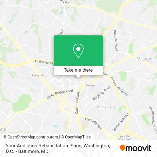 Your Addiction Rehabilitation Plans map