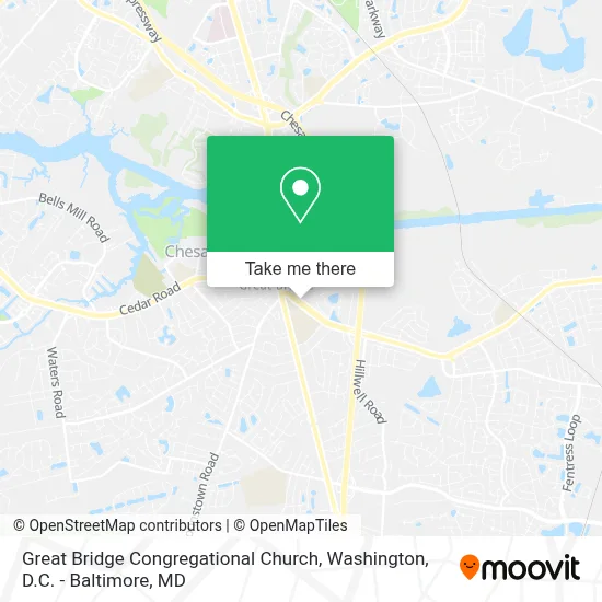Great Bridge Congregational Church map