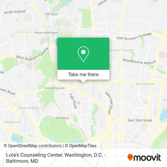 Lola's Counseling Center map