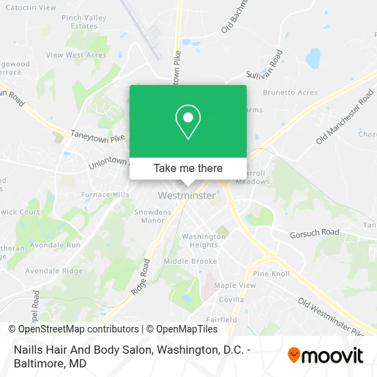 Naills Hair And Body Salon map