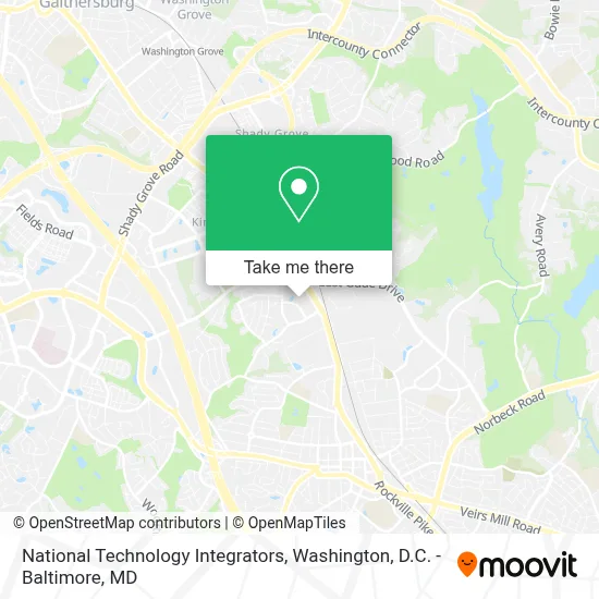 National Technology Integrators map