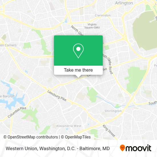 Western Union map