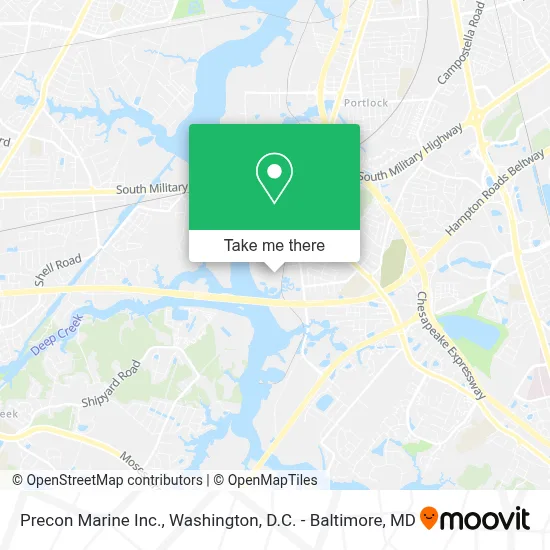 Precon Marine Inc. map