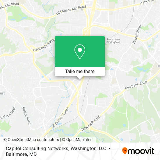 Capitol Consulting Networks map