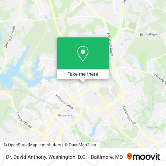 Dr. David Anthony map