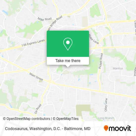 Codosaurus map