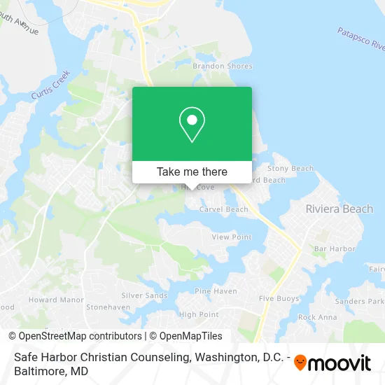 Safe Harbor Christian Counseling map
