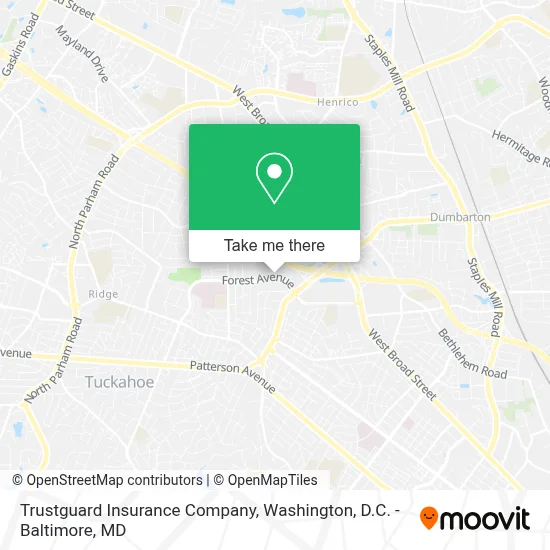 Trustguard Insurance Company map