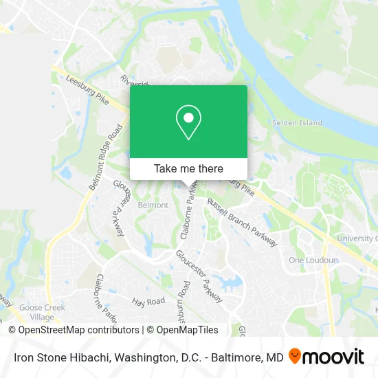 Iron Stone Hibachi map