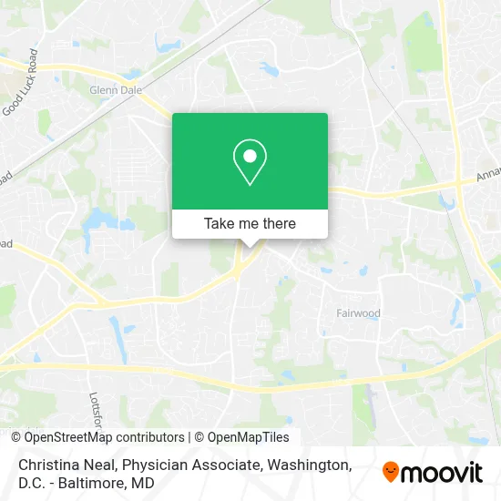 Christina Neal, Physician Associate map