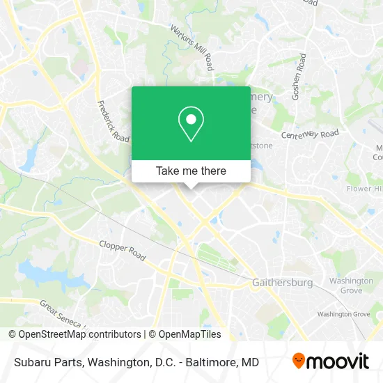 Subaru Parts map