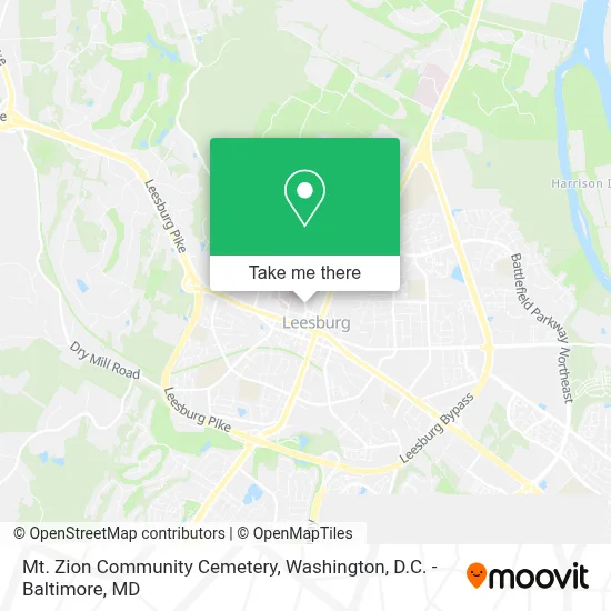 Mt. Zion Community Cemetery map