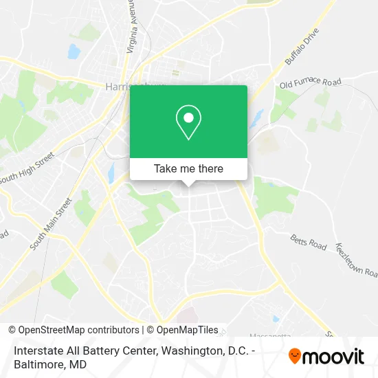 Interstate All Battery Center map